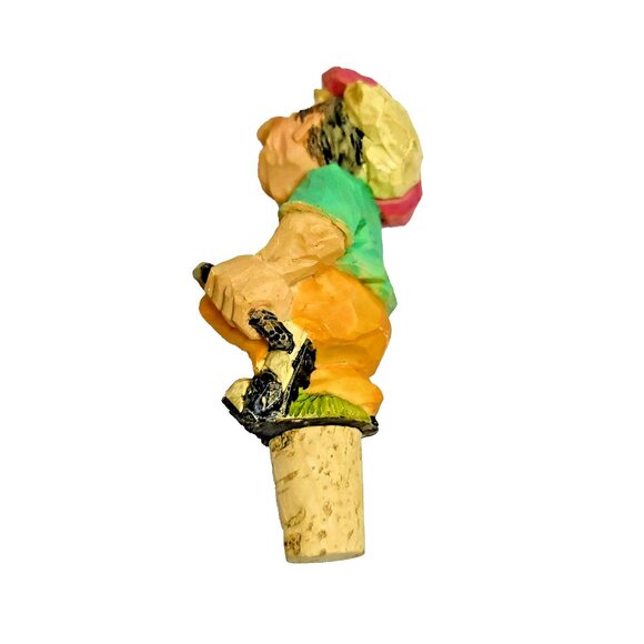 Spit 'N' Whittle Figurine "Four Putt Frank" Chris Hammack Golf signed 1998 - Picture 2 of 6